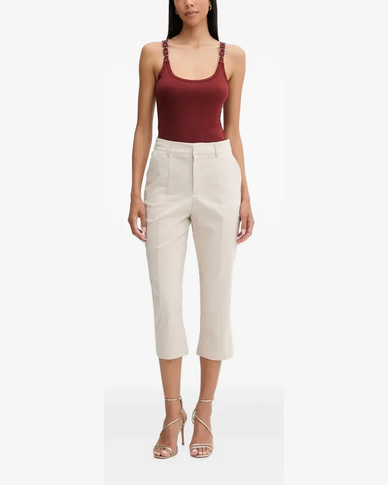 Guess Klassische Cropped-Hose - Nude Nude