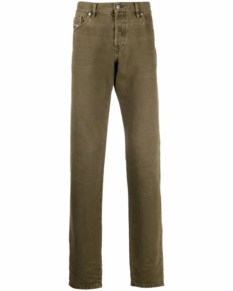 Diesel D-Kras Slim-Fit-Jeans - Grün Grün