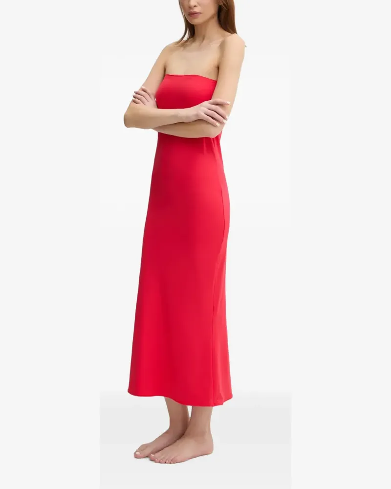 bond-eye Schulterfreies Maxikleid - Rot Rot
