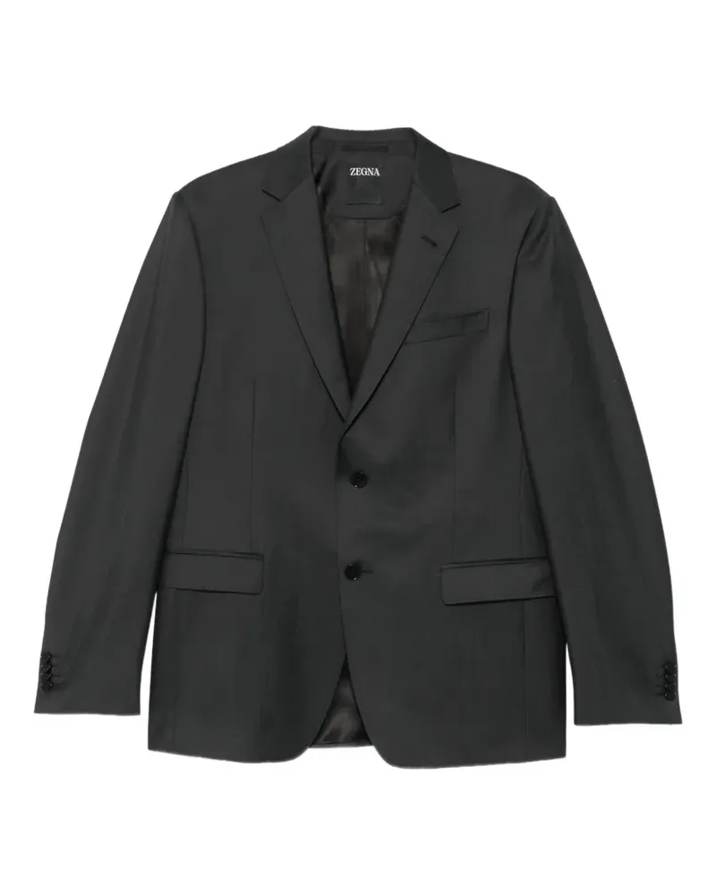 Ermenegildo Zegna satin-lapel suit - Grau Grau