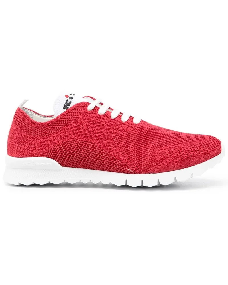 Kiton Sneakers mit Logo-Stickerei - Rot Rot