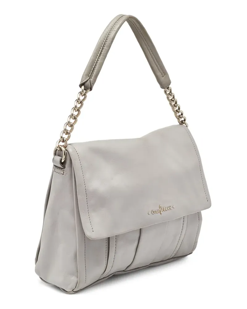 COLE HAAN Plissierte Schultertasche - Grau Grau
