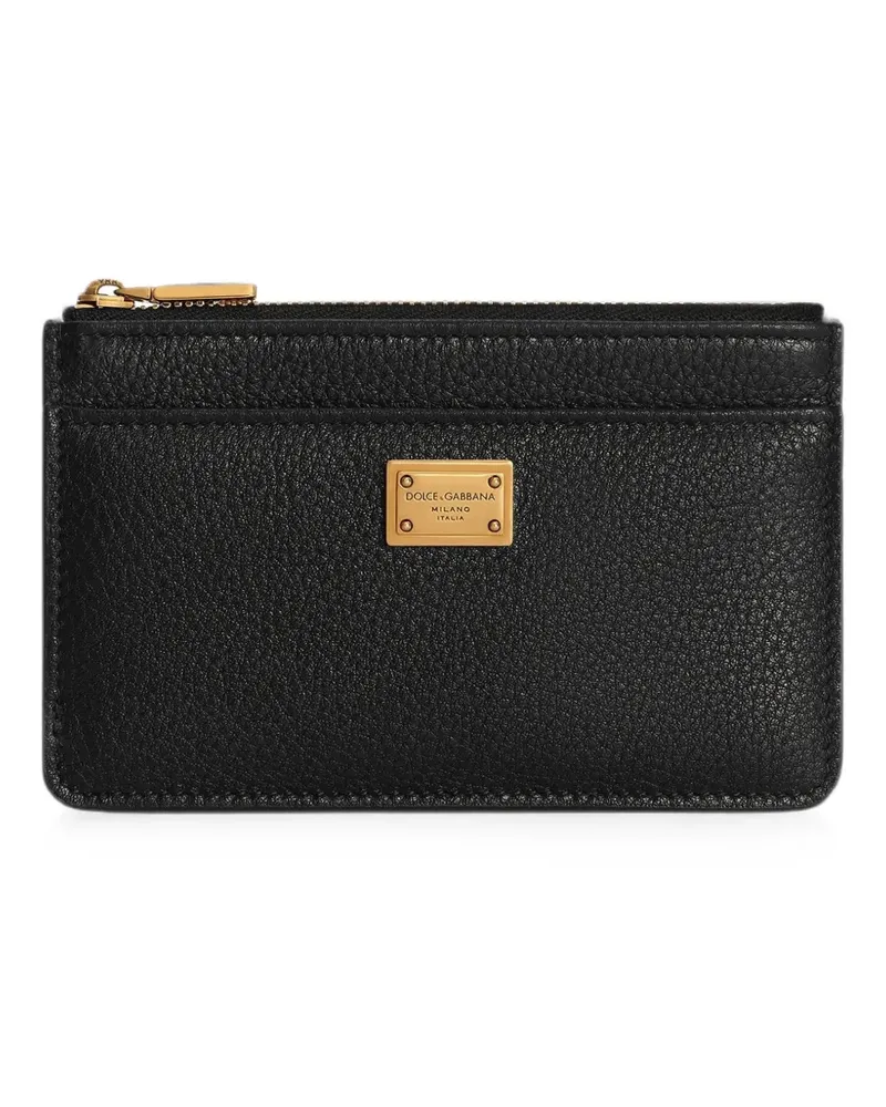Dolce & Gabbana calfskin wallet - Schwarz Schwarz