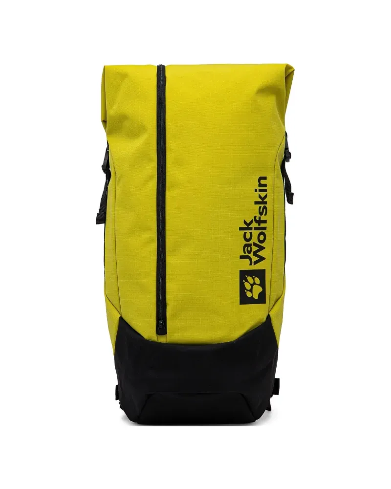 Jack Wolfskin Rucksack mit Logo-Print - Gelb Gelb