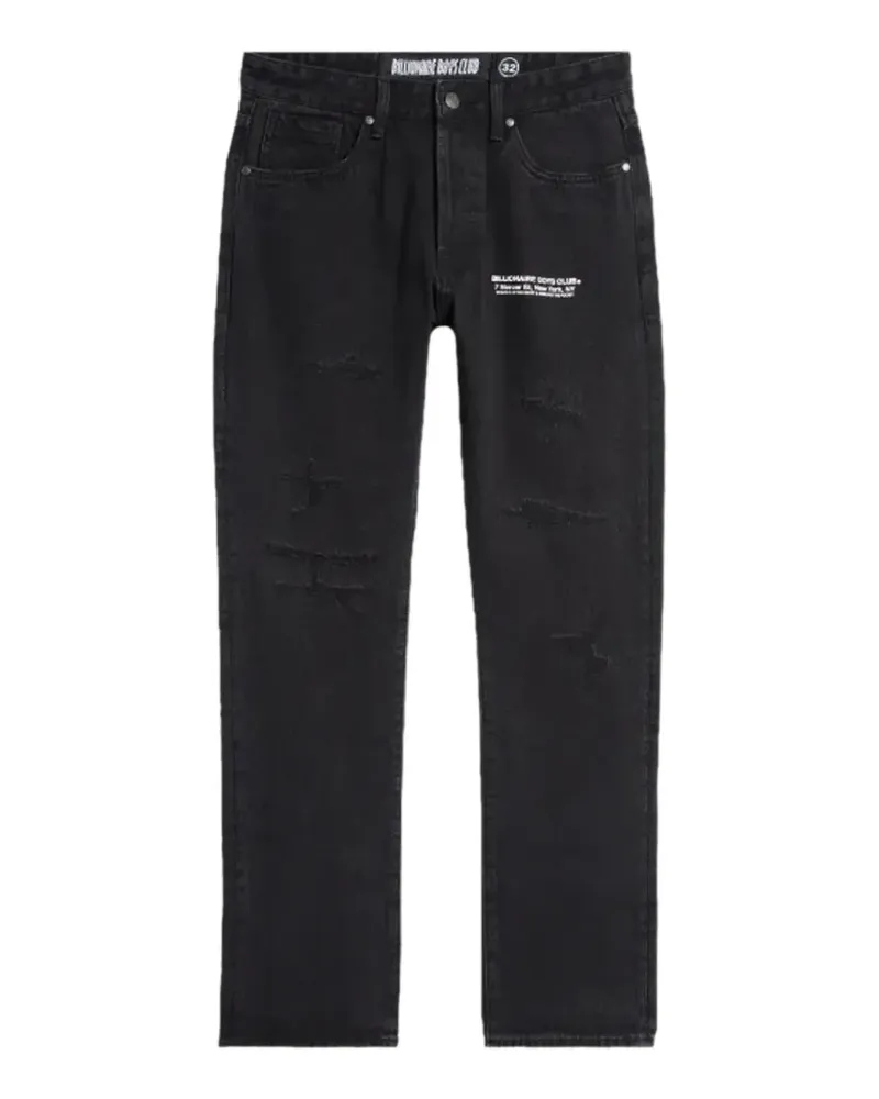 Billionaire Boys Club BB Mercer ripped jeans - Schwarz Schwarz