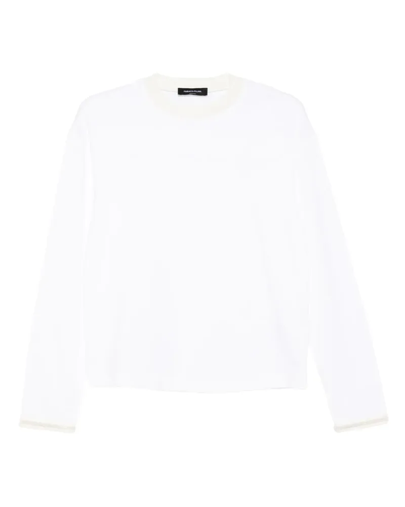 Fabiana Filippi Verzierter Pullover - Weiß Weiß