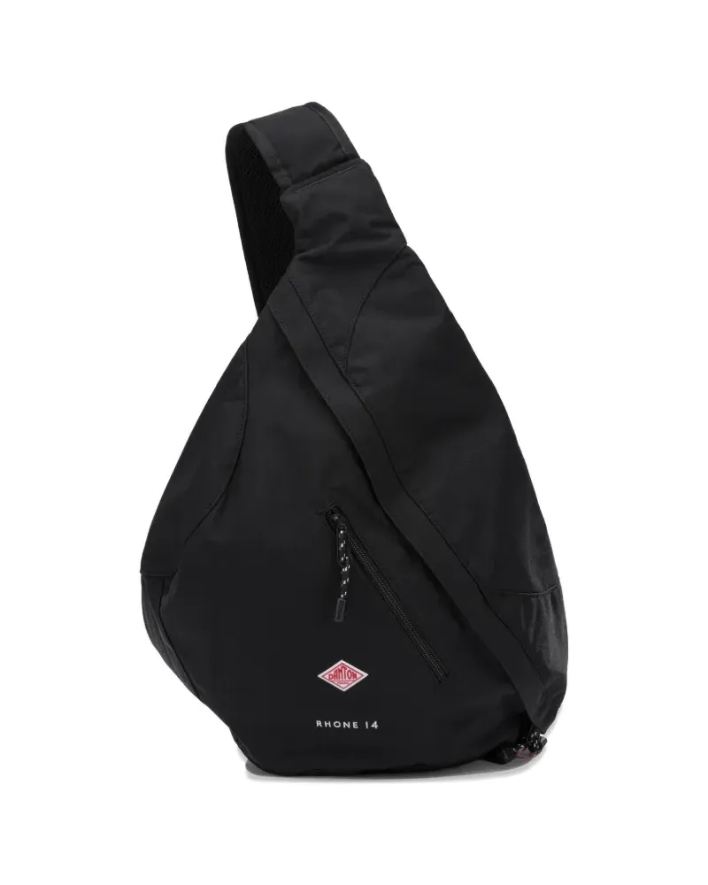 Danton Rhone 14 logo-patch backpack - Schwarz Schwarz