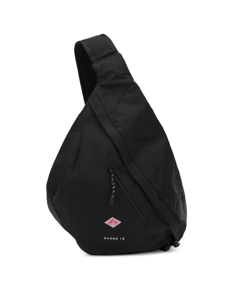 Danton Rhone 14 logo-patch backpack - Schwarz Schwarz