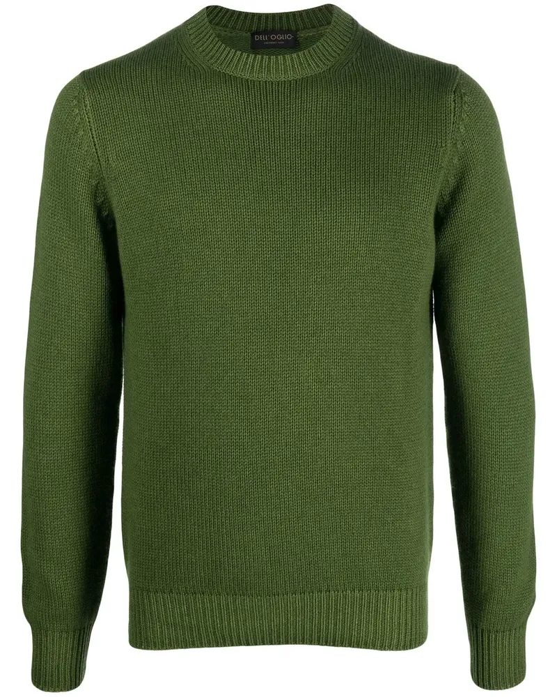 Dell'oglio Strickpullover mit rundem Ausschnitt - Grün Grün