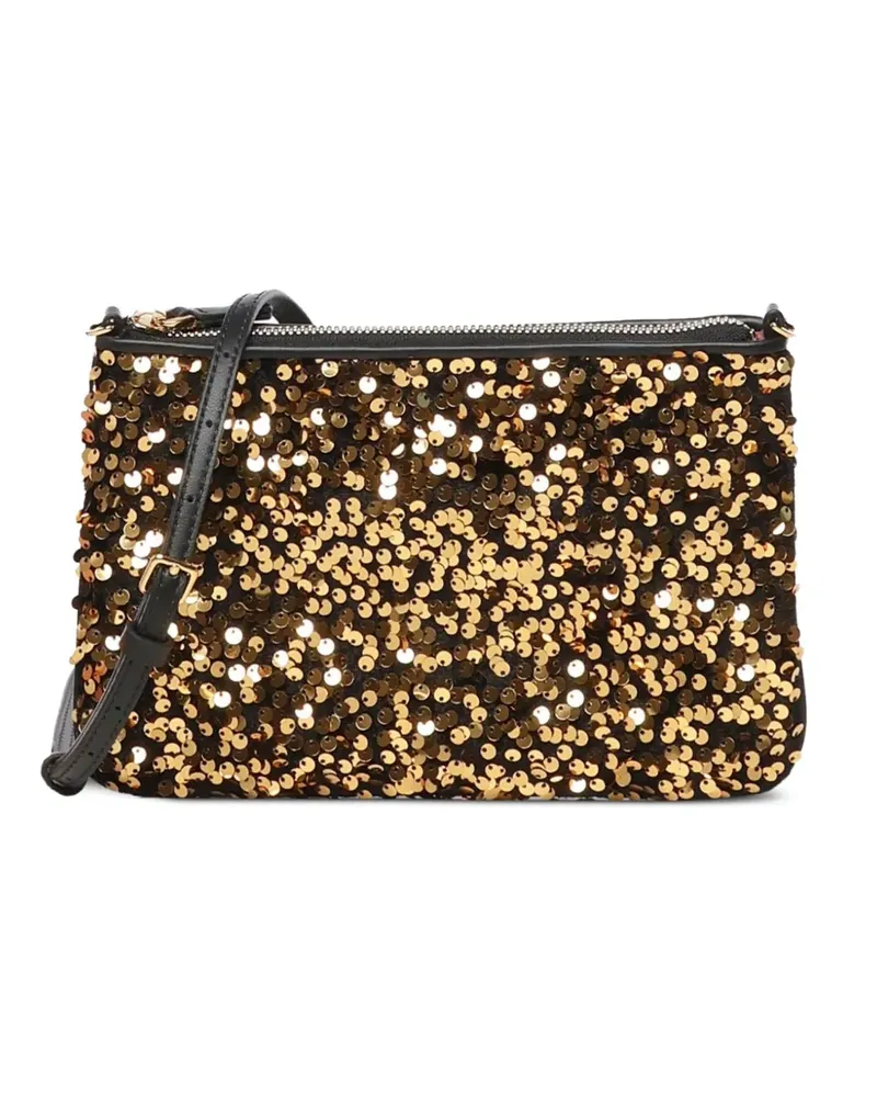 Coccinelle Umhängetasche mit Pailetten - Gold Gold