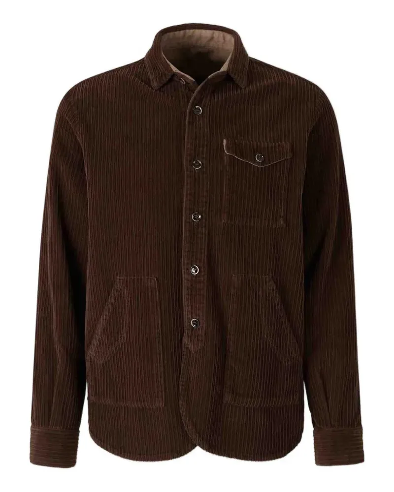 nine:inthe:morning Geknöpfte Jacke aus Cord - Braun Braun
