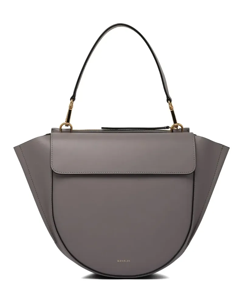 WANDLER Mittelgroße Hortensia Schultertasche - Grau Grau