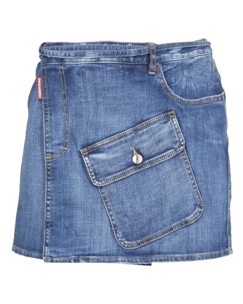 Dsquared2 pocket tie mini skirt - Blau Blau
