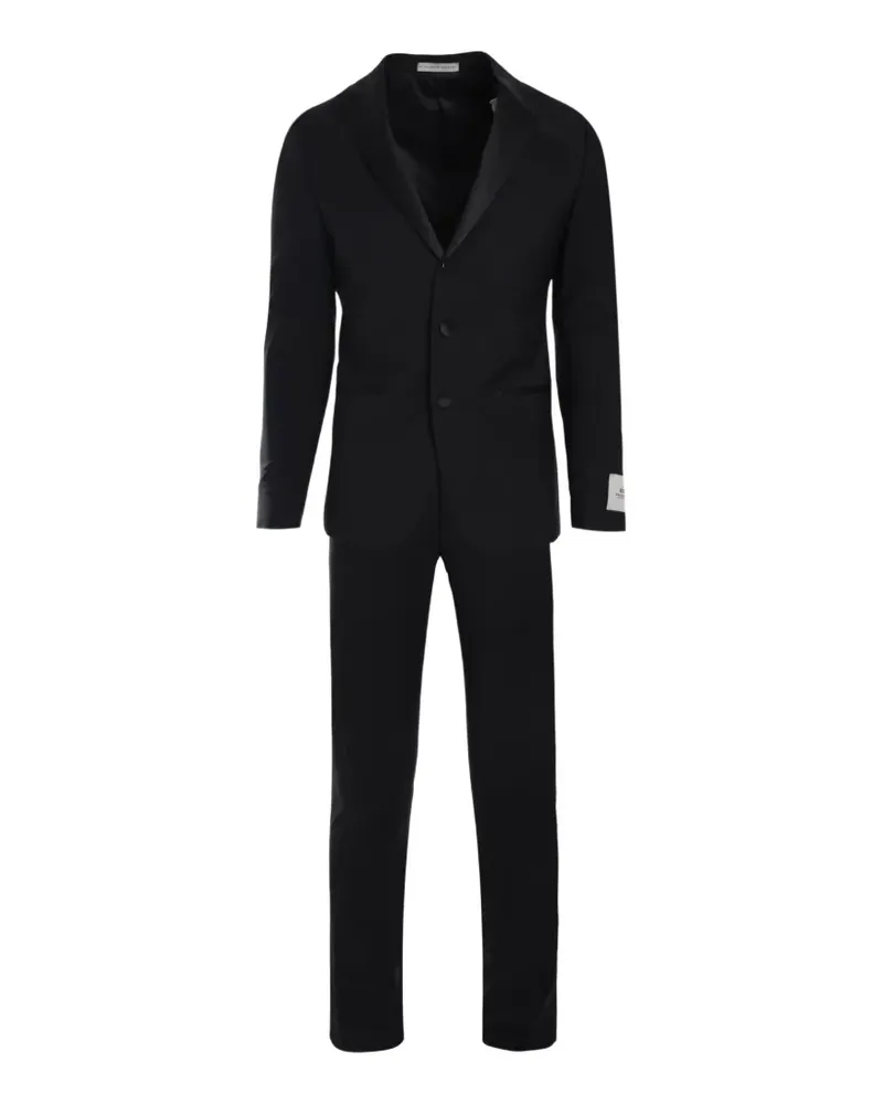 Corneliani button-fastening suit - Schwarz Schwarz