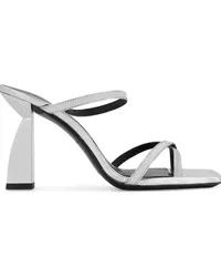 NODALETO Angel A metallic mules Silber