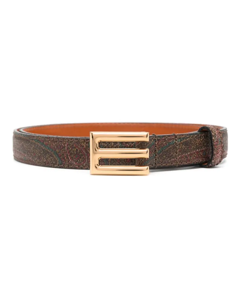 Etro Gürtel mit Paisley-Print - Rot Rot