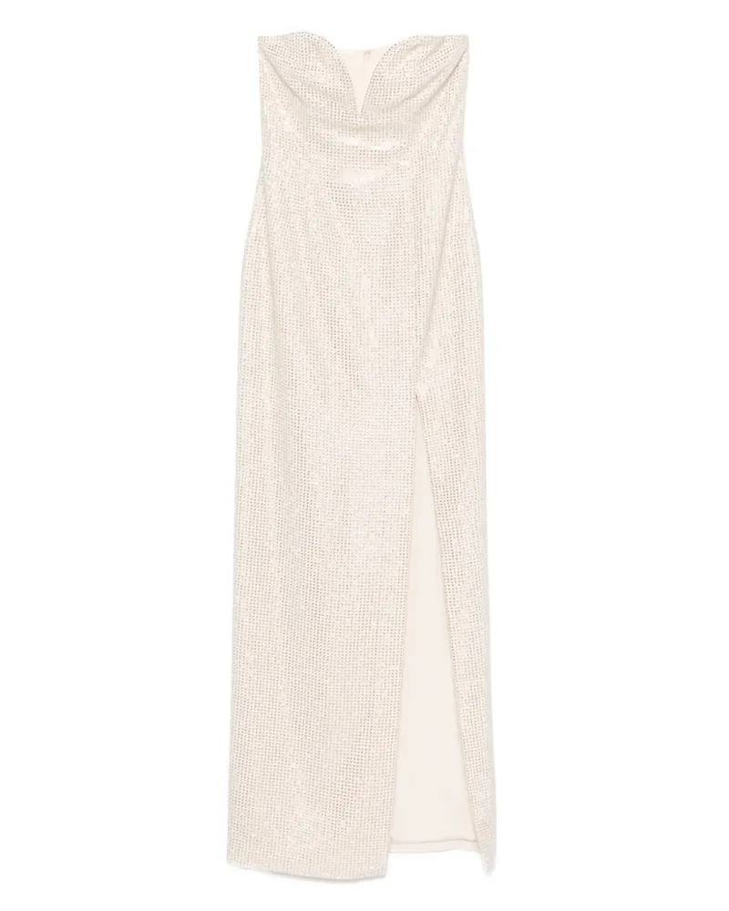 Roland Mouret Verziertes Maxikleid - Nude Nude