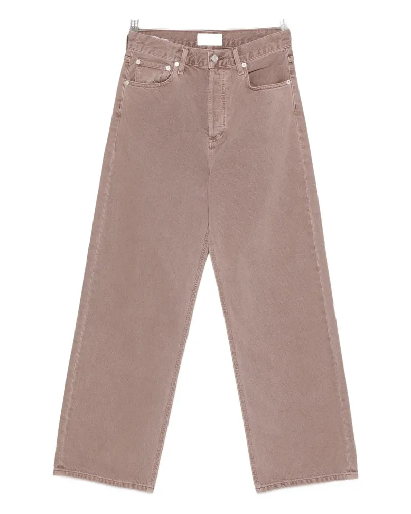 AGOLDE five-pocket trousers - Braun Braun