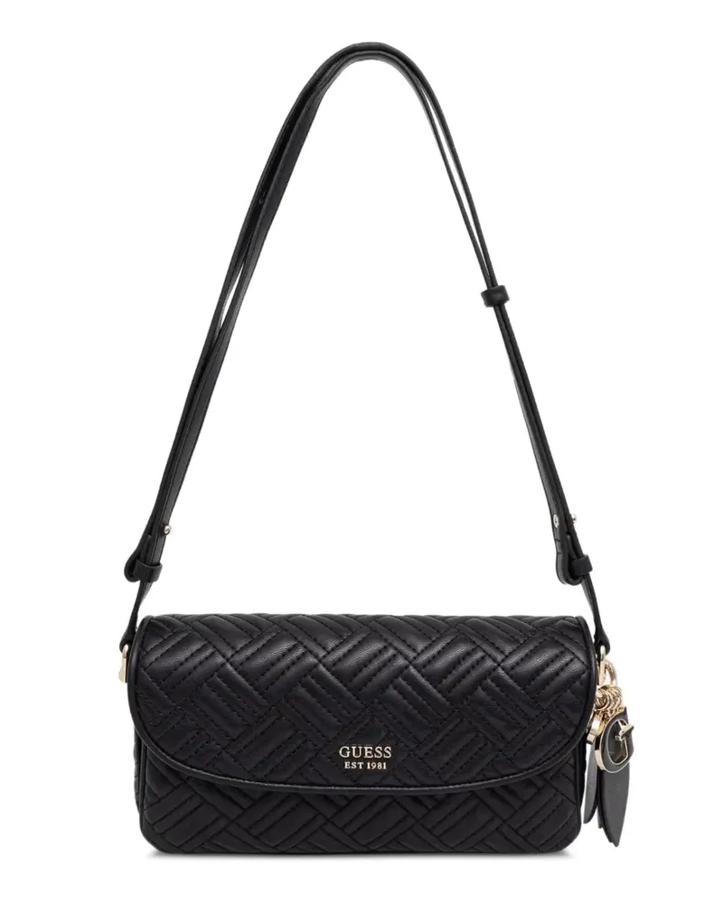 Guess Gesteppte Schultertasche - Schwarz Schwarz