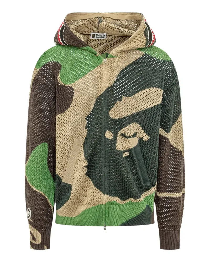 BAPE ABC Camo Shark hoodie - Grün Grün