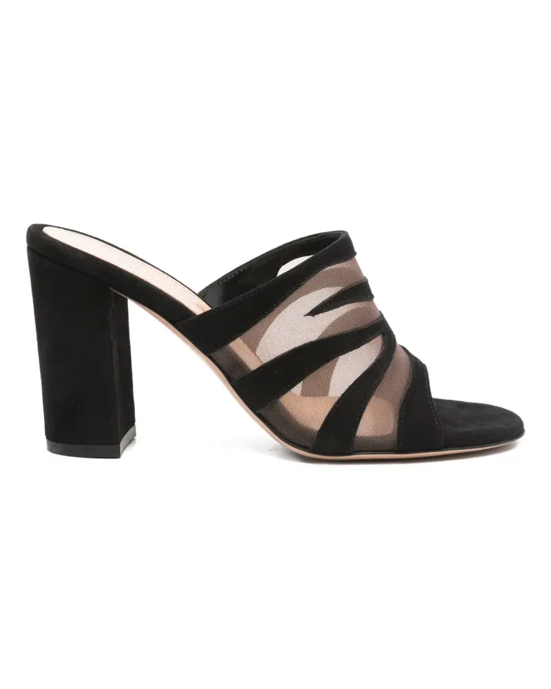 Gianvito Rossi slip-on heeled sandals - Weiß Weiß