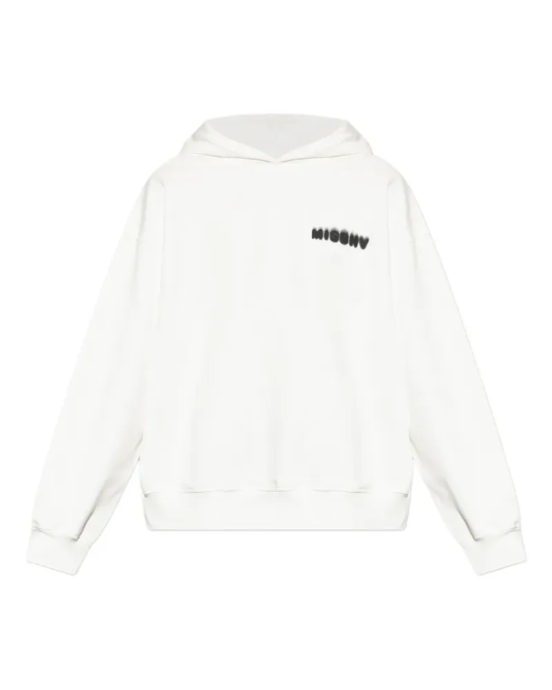 MISBHV logo-print hoodie - Weiß Weiß