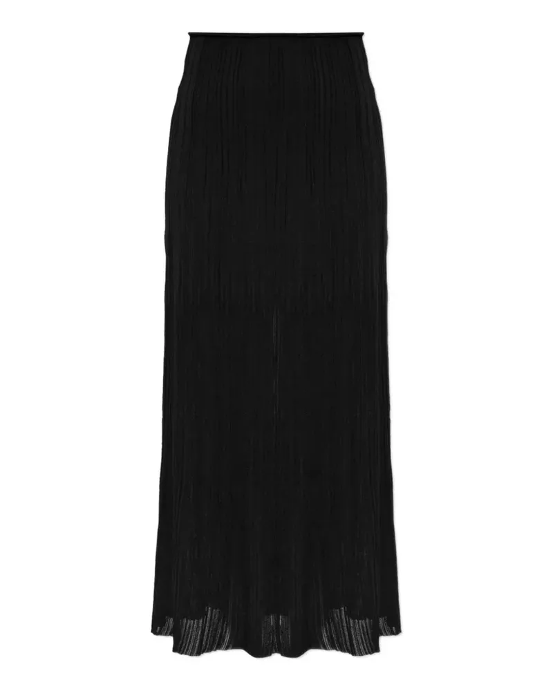 Balmain pleated skirt - Schwarz Schwarz