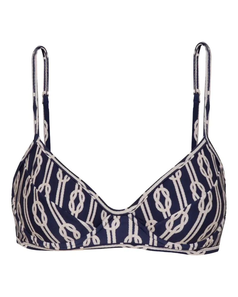 Lenny Niemeyer Gemusterter Bikini - Blau Blau