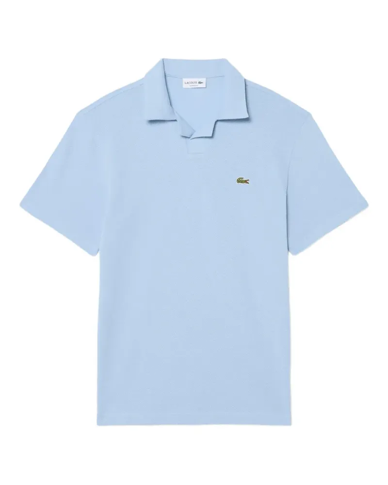Lacoste T-Shirt mit Logo-Stickerei - Blau Blau