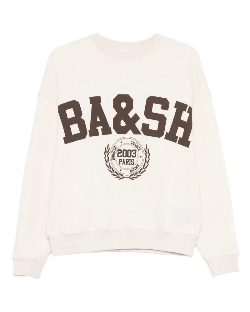 ba&sh Pullover mit Logo - Nude Nude