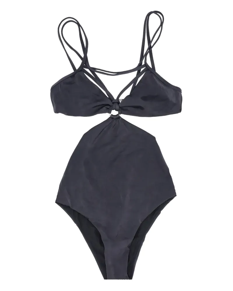 Dsquared2 Badeanzug mit Cut-Outs - Schwarz Schwarz