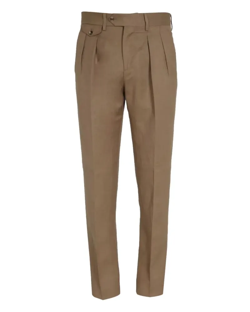 LARDINI Hose mit Bundfalten - Nude Nude