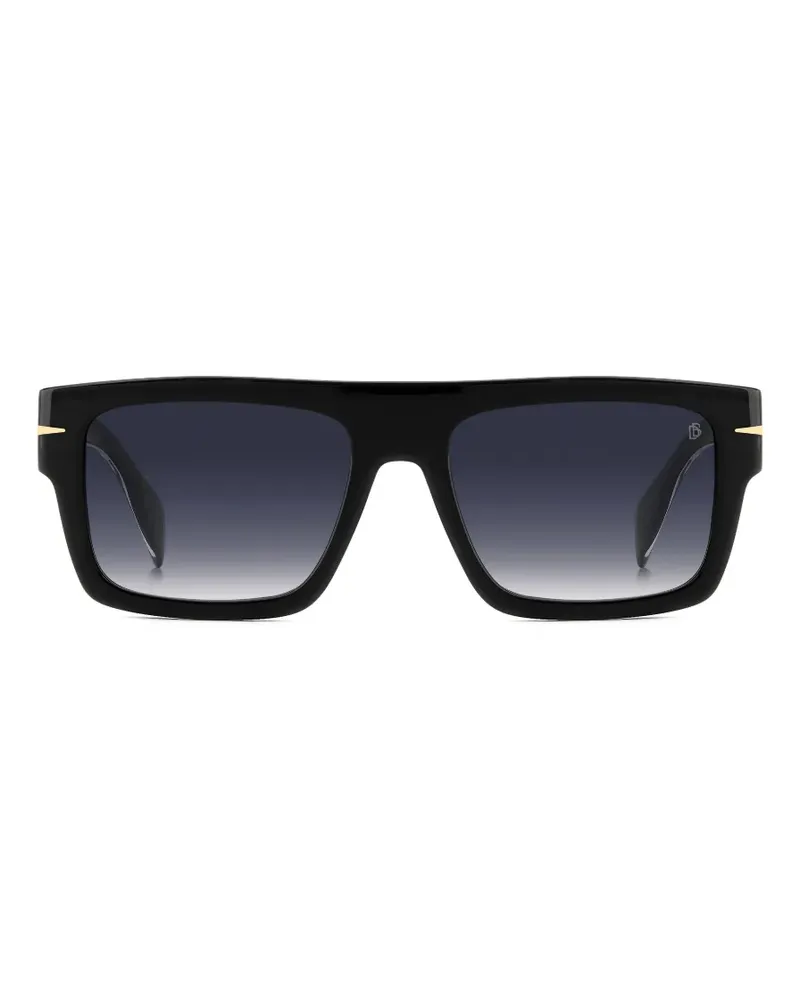 EYEWEAR by DAVID BECKHAM Sonnenbrille mit eckigem Gestell - Schwarz Schwarz