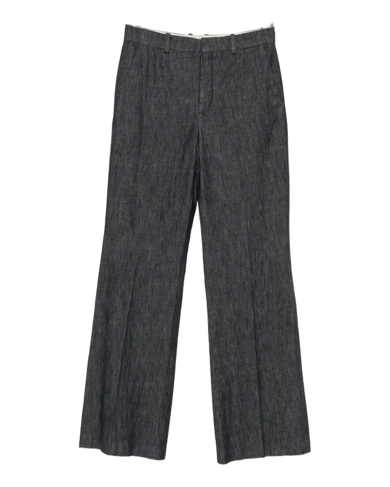 Drykorn logo-patch wide-leg jeans - Blau Blau