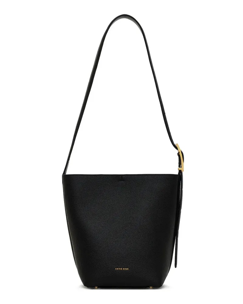 Anine Bing Mittelgroße Elly Beuteltasche - Schwarz Schwarz