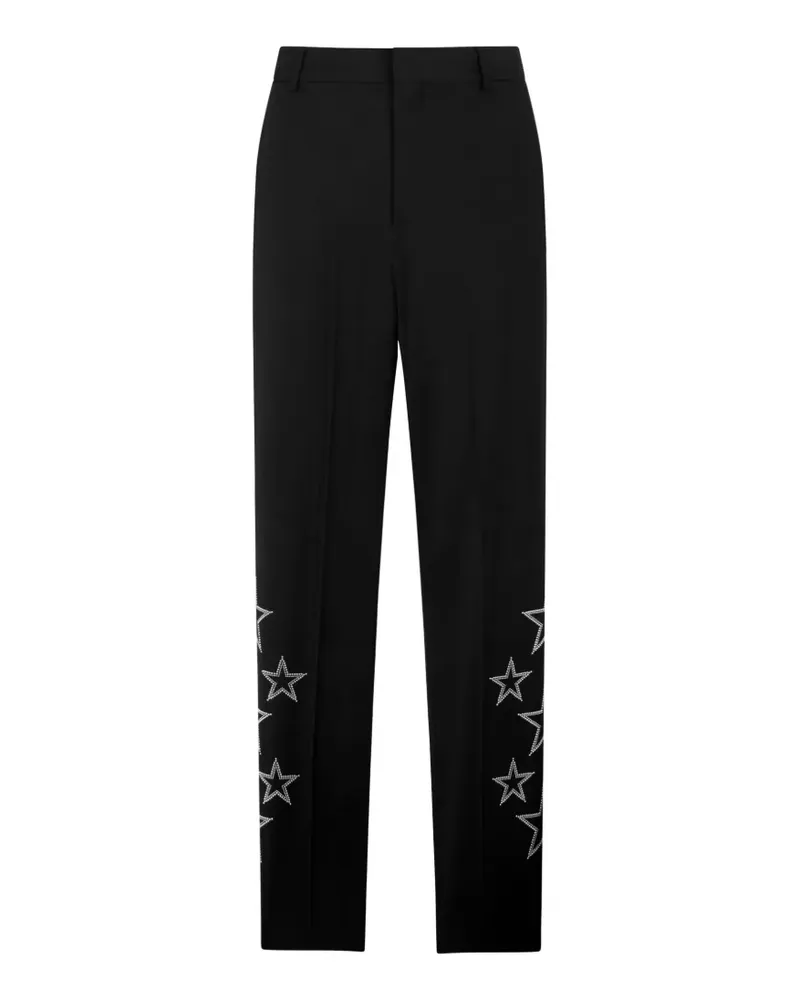 Philipp Plein rhinestone-embellished trousers - Schwarz Schwarz