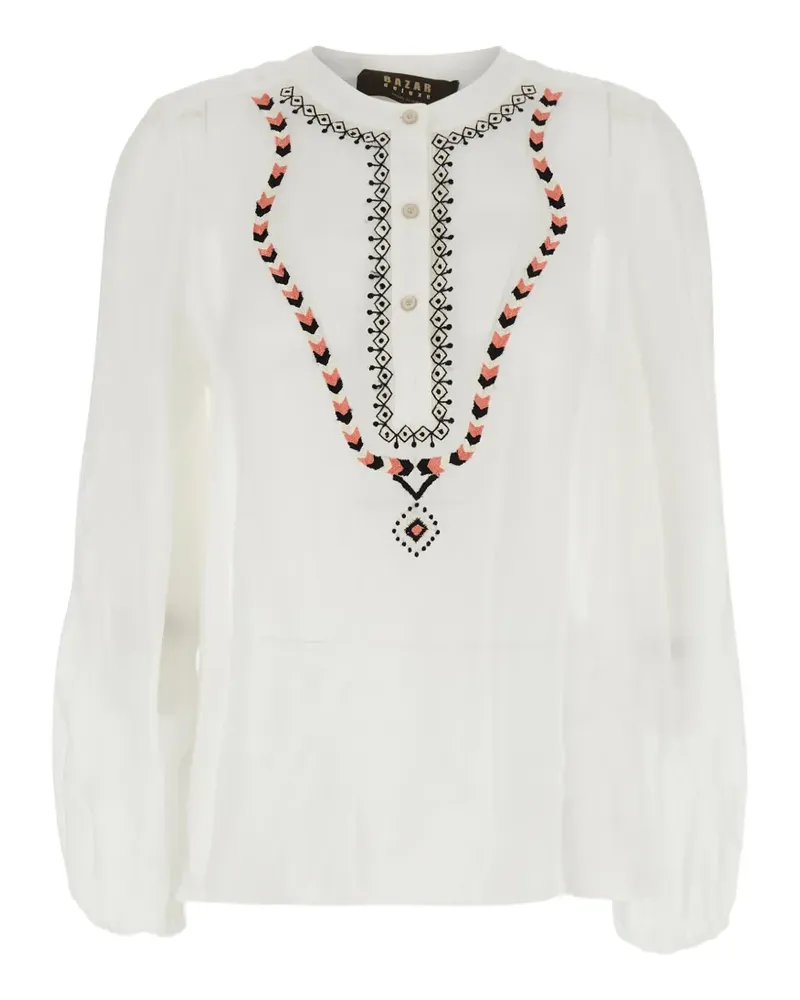 Bazar Deluxe embroidered blouse - Weiß Weiß