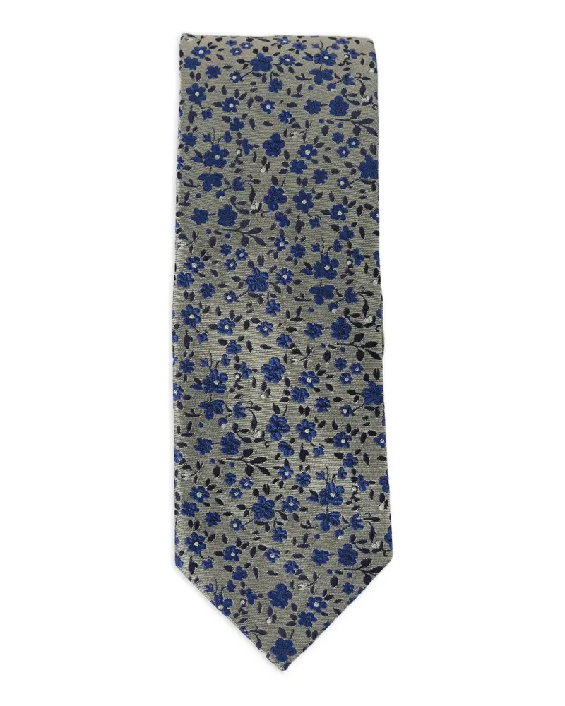 Mfpen floral pointed tip tie - Nude Nude