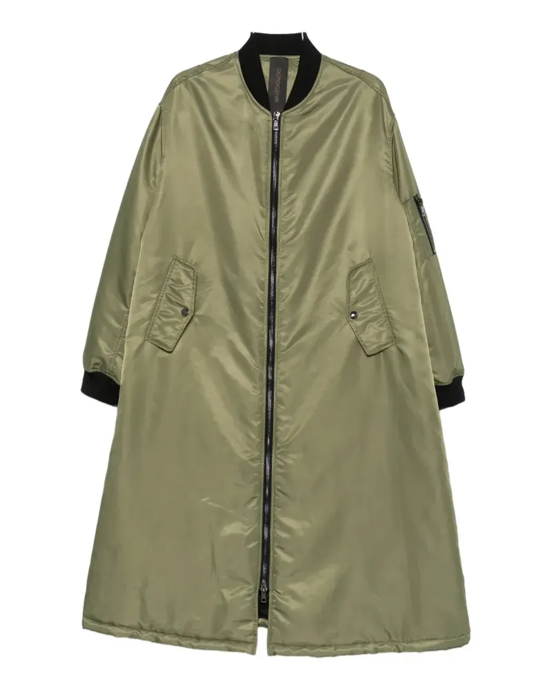 Giorgio Brato zip-up coat - Grün Grün