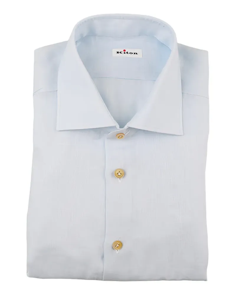 Kiton button-down shirt - Blau Blau