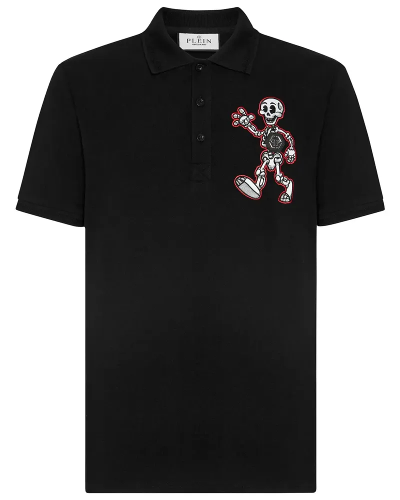 Philipp Plein Skully Gang Poloshirt - Schwarz Schwarz