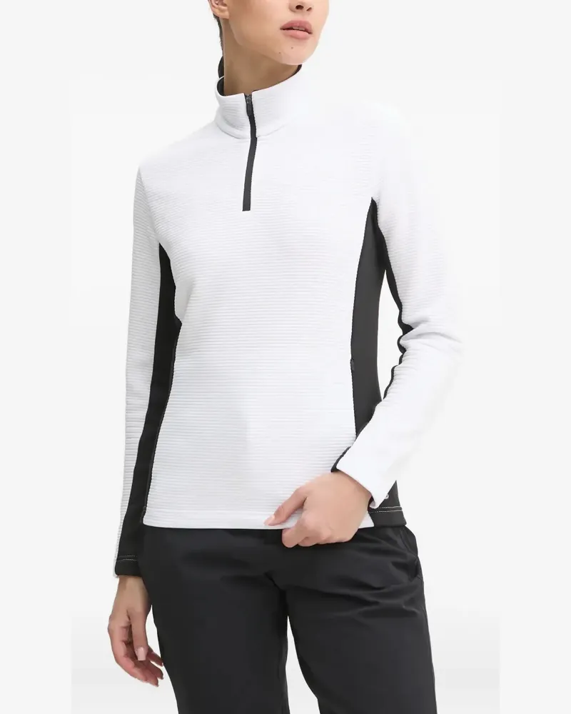 Colmar zip textured ski sweatshirt - Weiß Weiß