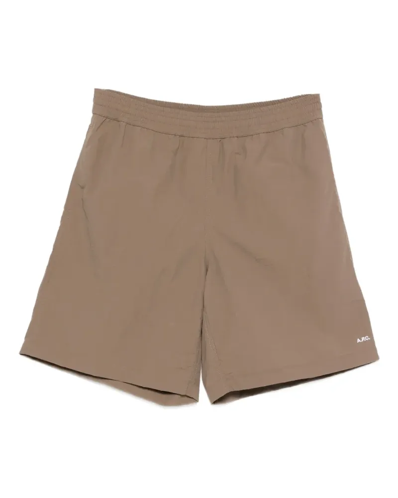 A.P.C. elasticated shorts - Braun Braun