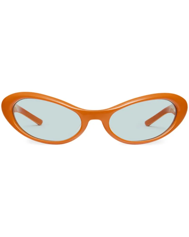 Gentle Monster Nova OR3 Sonnenbrille mit Cat-Eye-Gestell - Orange Orange
