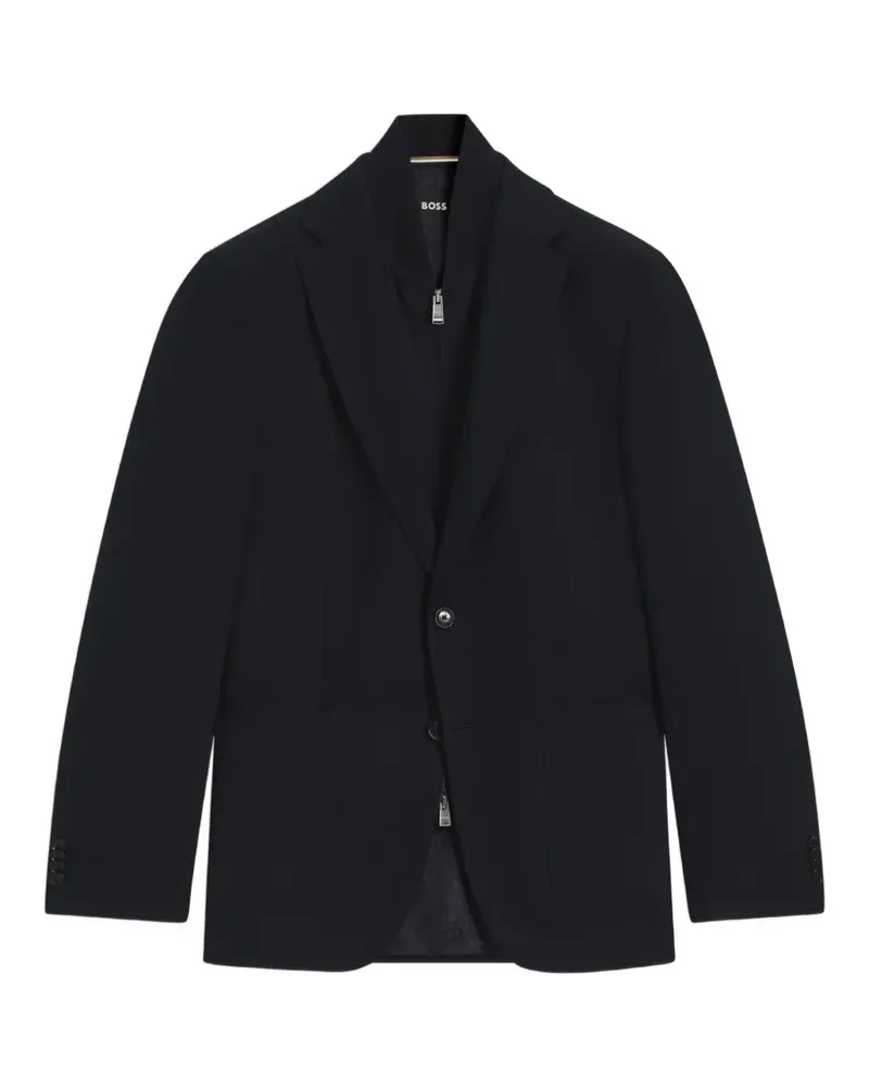 HUGO BOSS Strukturiertes Sakko - Blau Blau