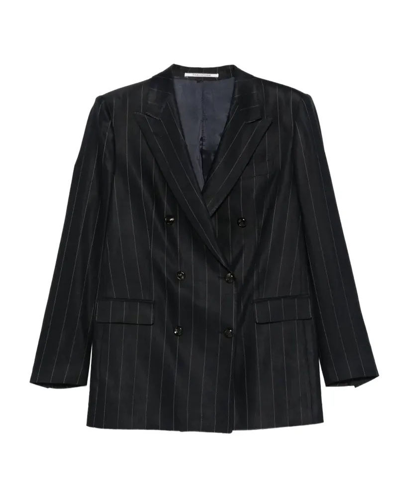 Tagliatore Doppelreihiger Anzug mit Nadelstreifen - Blau Blau