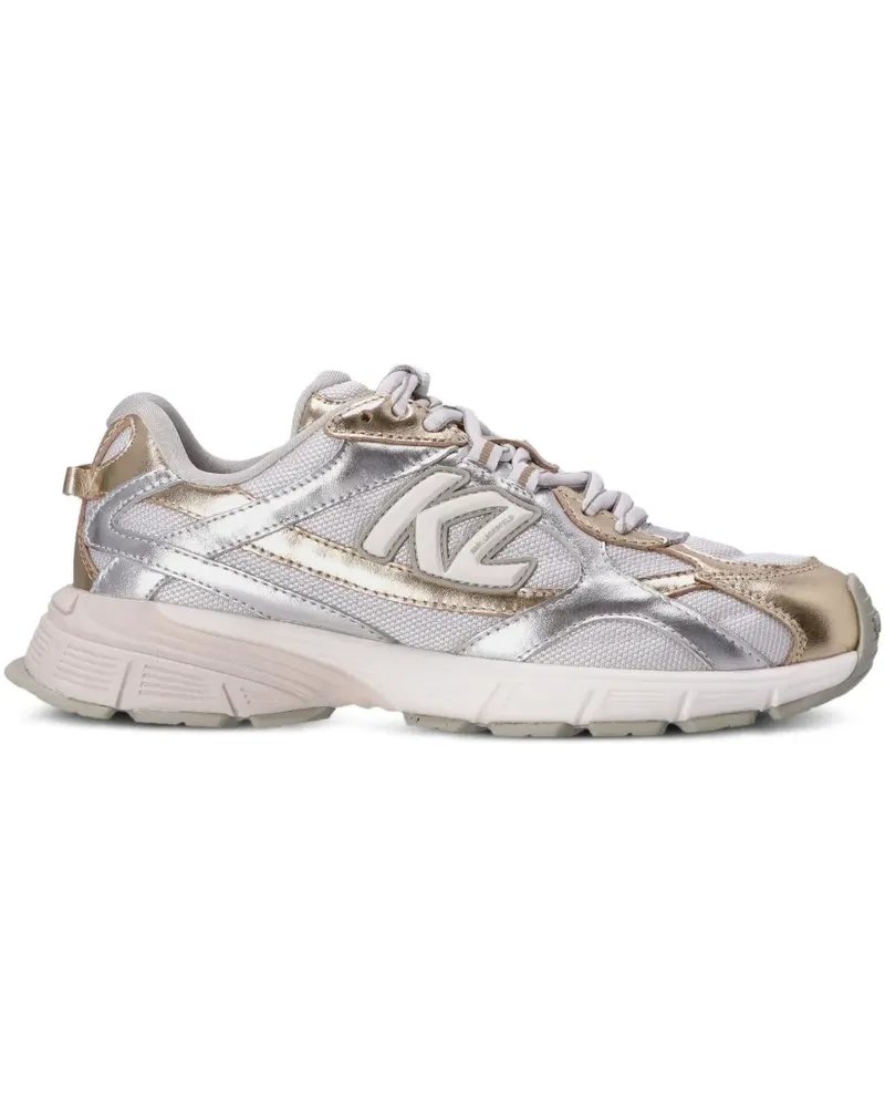 Karl Lagerfeld Orion Sneakers im Metallic-Look - Silber Silber