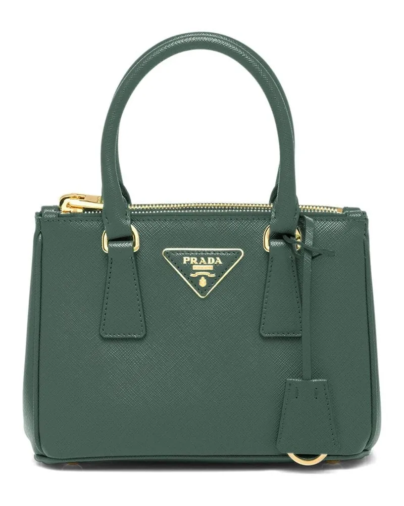 Prada Galleria Mini-Handtasche - Grün Grün