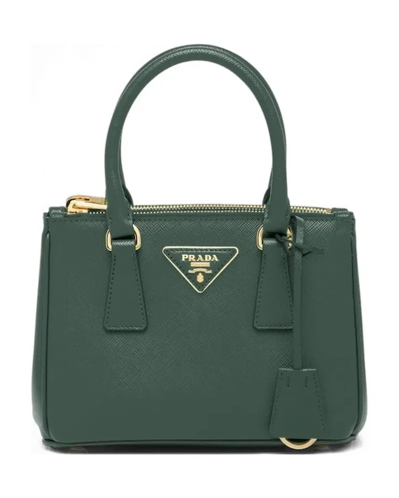 Prada Galleria Mini-Handtasche - Grün Grün