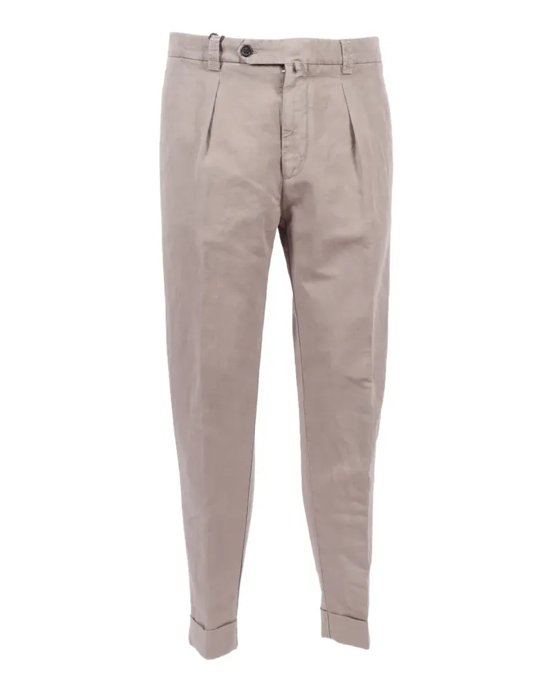 Berwich Chiaia pleated trousers - Nude Nude